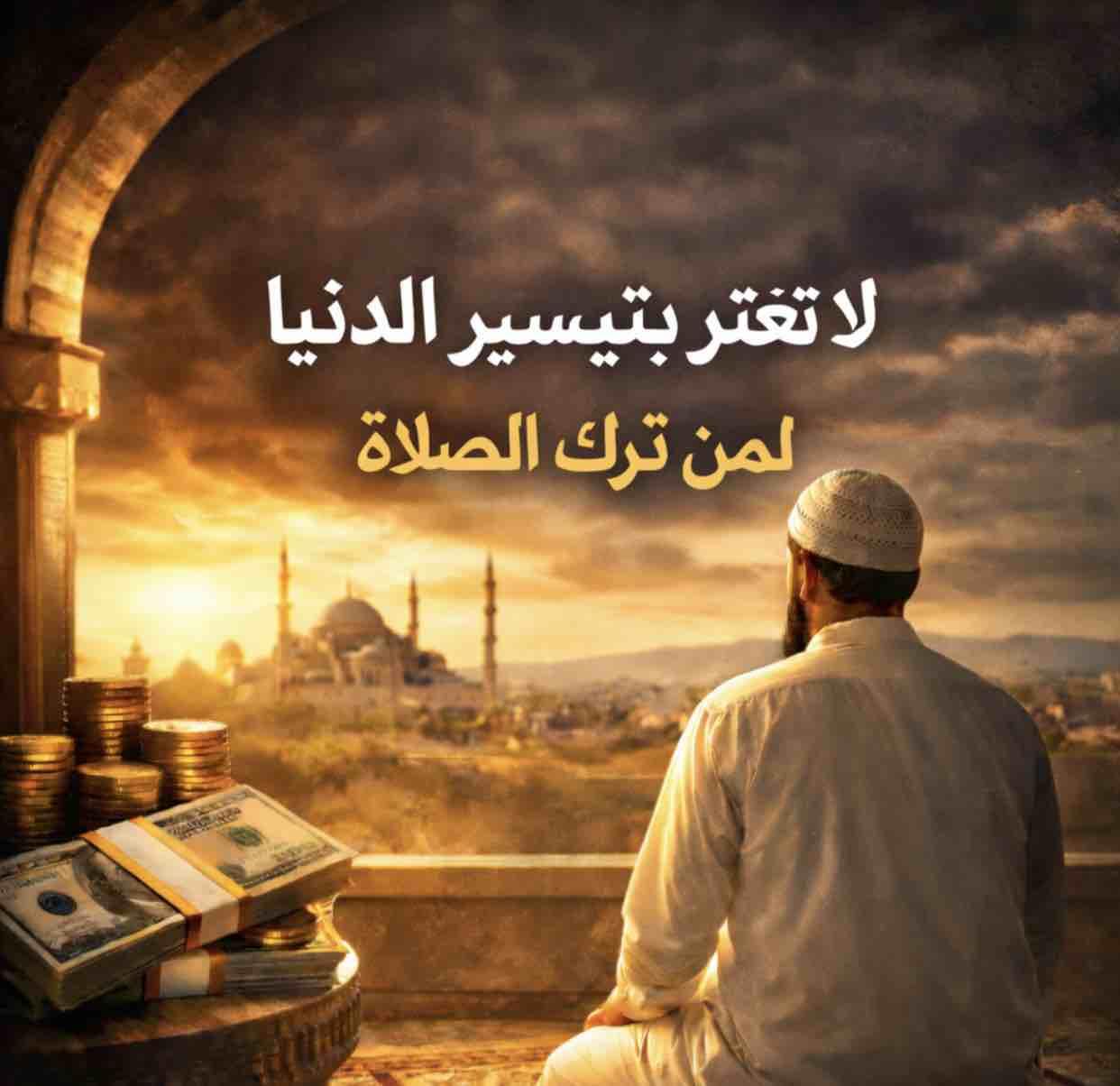 لاتغتر بتيسير الدنيا لمن ترك الصلاة