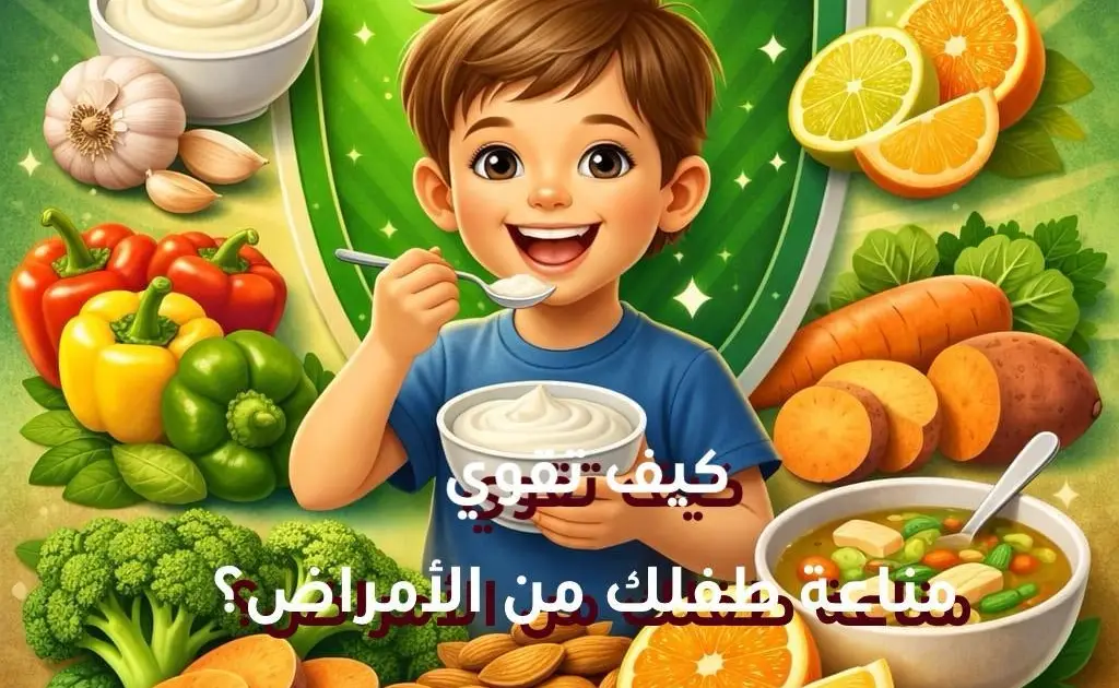 كيف تقوي مناعة طفلك من الأمراض؟