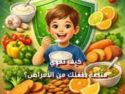 كيف تقوي مناعة طفلك من الأمراض؟