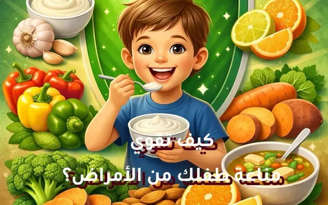 كيف تقوي مناعة طفلك من الأمراض؟