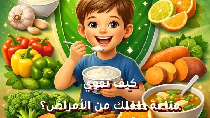 كيف تقوي مناعة طفلك من الأمراض؟