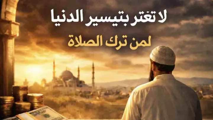 لاتغتر بتيسير الدنيا لمن ترك الصلاة