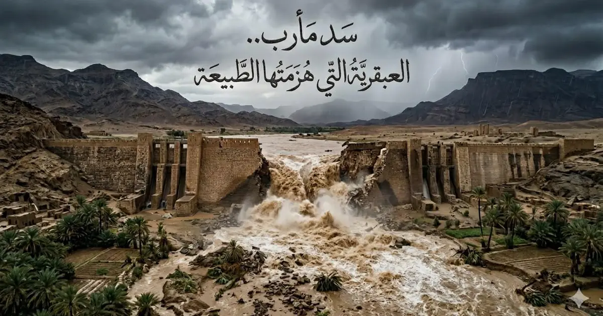 سد مأرب العبقرية التي هزمتها الطبيعة