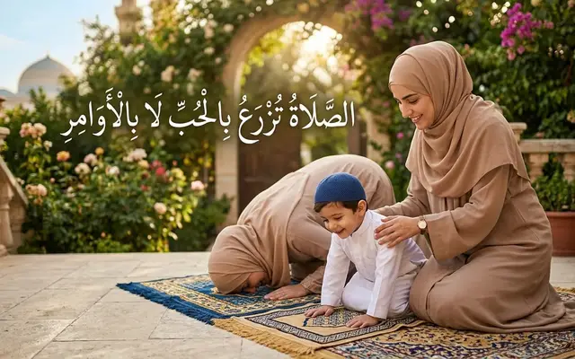 الصلاة تزرع بالحب لا بالأوامر