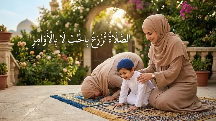الصلاة تزرع بالحب لا بالأوامر