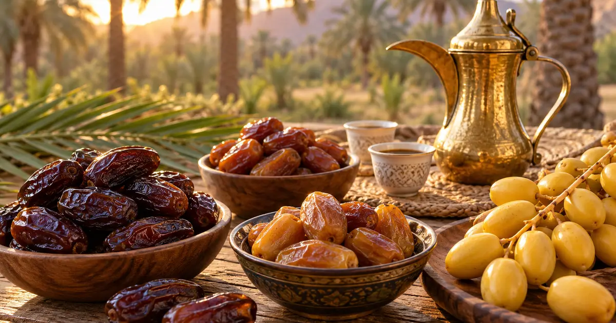 موسم التمر: دليل الأسرة لاختيار أجود الأصناف وتخزينها طوال العام