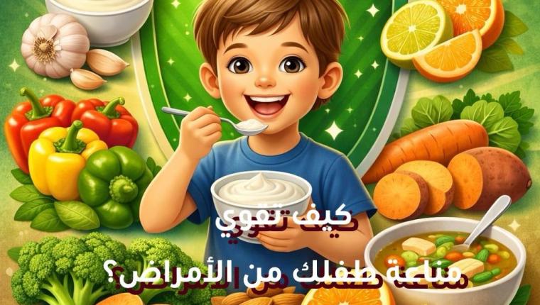 كيف تقوي مناعة طفلك من الأمراض؟